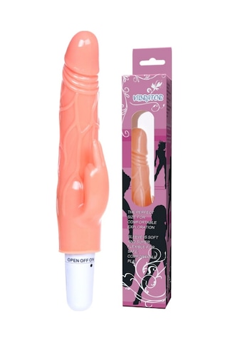 Lilitu Shop Baile 20 CM Klitoris Uyarıcılı Titreşimli Vibratör Dildo