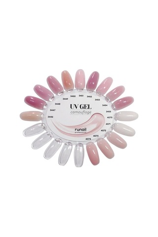 Runail Professional Protez Tırnak Jeli Uv Gel Camouflage Çilekli Dondurma 15gr. 3452