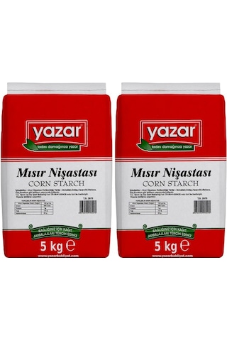 Yazar Mısır Nişastası 2 x 5 KG + Yazar Mısır Unu 400 G