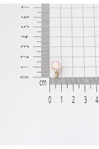 Bilezikci Yoncalı 14 Ayar Altın Çocuk Küpesi Sarı Altın