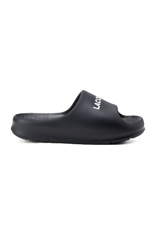 Lacoste Womens Slide Croco 2.0 Evo Black Kadın Terlik Siyah