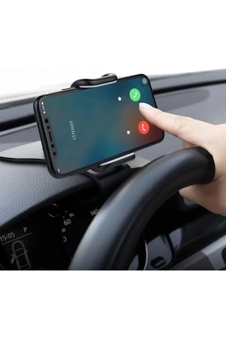 Buffer Araç İçi Konsola Takılan Döner Başlıklı Telefon Kıskacı Telefon Tutucu