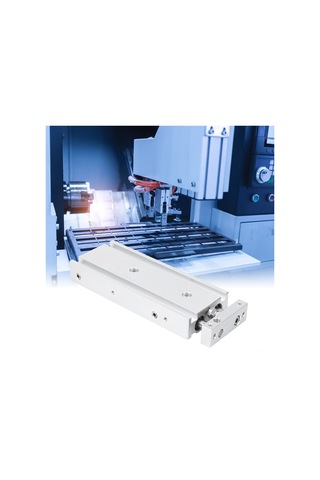 Yaozixa Çift Çubuklu Hava Silindiri, Çift Yönlü, 10mm Çap, 30-800mm/s Hız, 0.1-1.0mpa Basınç, Her İki Uçta Kauçuk Tampon Cxsm1050