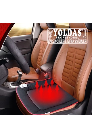 Yoldaş Jel Isıtmalı Oto Koltuk Minderi 15 Saniye 50 Derece