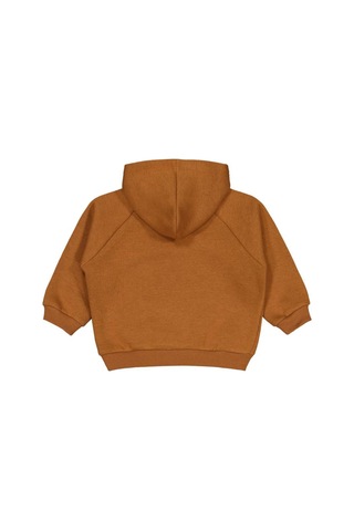 Civil Baby Keep Smiling Etiketli Basic 6-18 Ay Sweatshirt Açık Kahverengi