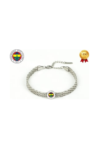 Fb Hasır Çelik Bileklik Gri