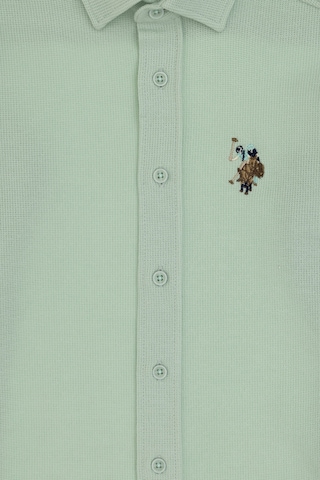 U.s. Polo Assn. Erkek Çocuk Su Yeşili Gömlek Örme 50300752-vr048 Su Yesılı