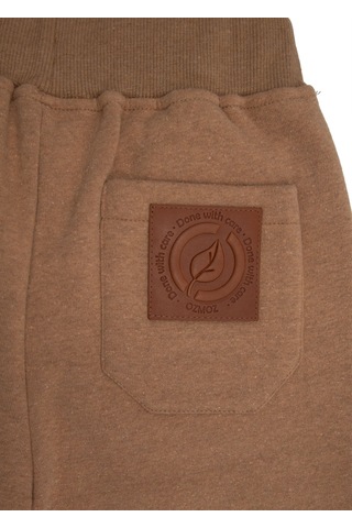 Recycle Pamuk Şardonlu Kışlık Terrosso Erkek Çocuk Eşofman Altı Açık Kahverengi