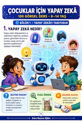 Çocuklara Yapay Zekâ Öğreten Kitap