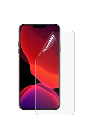 Apple Uyumlu iPhone 12 Mini 5.4 Full Kaplama Hidrojel Film Full Ekran Koruyuc Şeffaf