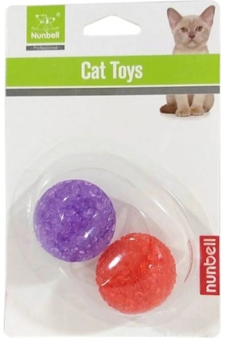 İkili Kedi Oyuncak Top