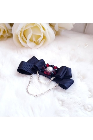 Lux Broş Taşlı Yaka Süsü,yaka Çiçeği,yaka Brosu,yaka Aksesuarı,kurdalesı 329 Beyaz