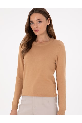 Pierre Cardin Kadın Camel Kazak /triko 50300769-vr015 Camel