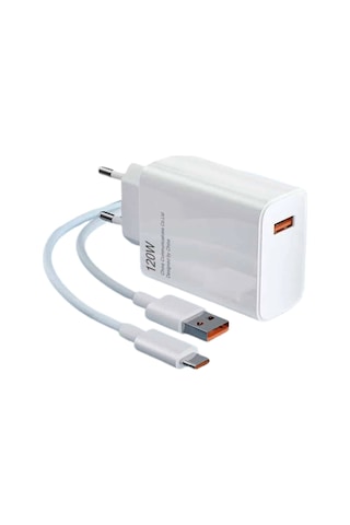 Turbo Hızlı Şarj Destekli 120w Usbc Şarj Seti