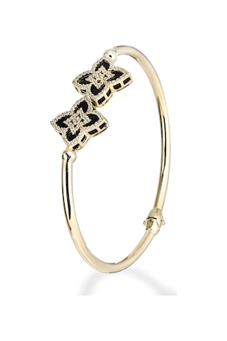 Taşlı Vaan Cleef Model Altın Bilezik 64035486