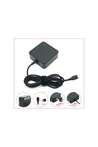 Lenovo Asus 20v3.25a Güç Kaynağı Usb C Adaptör 65w Şarj Cihazı Tip-c Fabrika Direkt Tedarik Siyah Abd Standardı Katlanabilir İçin Uygundur.