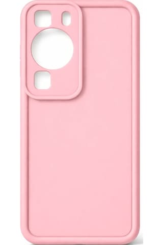 Huawei P60 Ve P60 Pro Uyumlu Kamera Çıkıntılı Mat Silikon Telefon Kılıfı Pembe