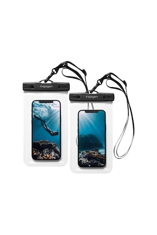 Spigen Aqua Shield WaterProof Universal (Tüm Cihazlarla Uyumlu) IPX8 Sertifikalı Su Geçirmez Kılıf
