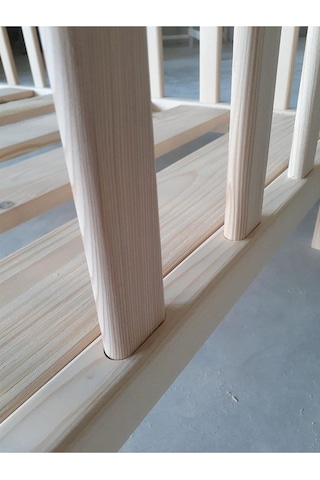 Trendy Montessori Doğal Bebek Ve Çocuk Karyolası 80 x 180
