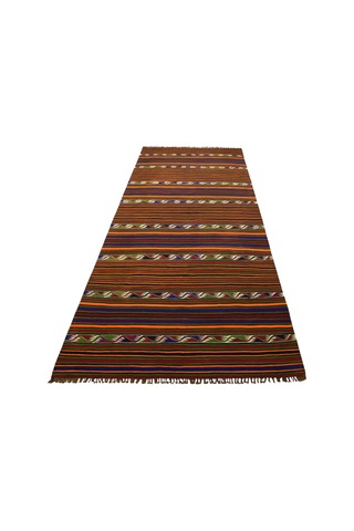 Kilim Antik El Dokuma Yün Anadolu Yörük Kilimi 0134 - Yeni - Çok Renkli