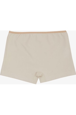 Breeze Kız Çocuk Boxer Yılbaşı Temalı Penguen Baskılı 5-11 Yaş, Bej-bej Bej