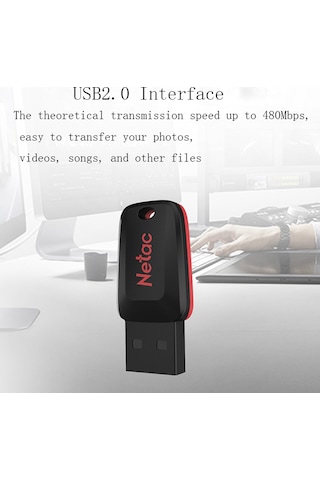 Springsun Netac U197 Usb 2.0 Flash Bellek 16gb - Taşınabilir, Dayanıklı, Hızlı Veri Transferi, Çoklu Sisteme Uyumlu