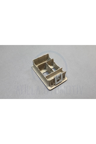 Vw Polo 6n2 1999-2002 Cam Düğme Çerçevesi Ön Sol İkili Bej
