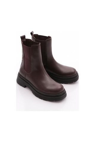 Dgn 5105 Kadin Strech Detayli Bot Kahve