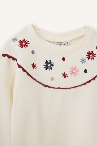 Defacto Oversize Sweatshirt Kız Bebek G8156a526sper99 Ekru-er99