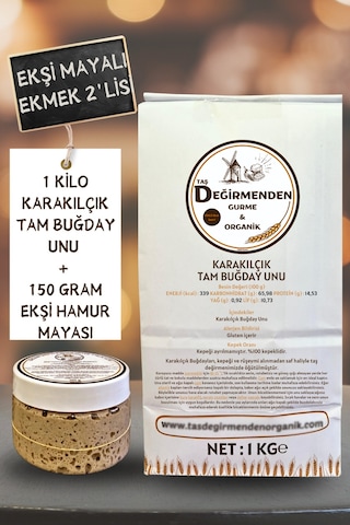Karakılçık Tam Buğday Unu - Siyez Ekşi Hamur Mayası