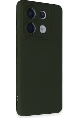 Newface Xiaomi Redmi Note 13 Pro 5g Kılıf Nano İçi Kadife Silikon - Semeglbl - 45 Koyu Yeşil