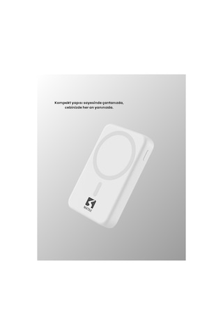 Magsafe Uyumlu 10000 Mah Powerbank Altın