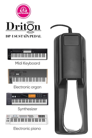 Driton Dp-1 Piyano Org Klavye De Kullanılan Profesyonel Siyah Sus