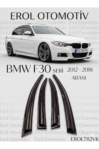 Bmw 3 Serisi F30 2012-2018 4'lü Sedan Cam Rüzgarlığı Siyah