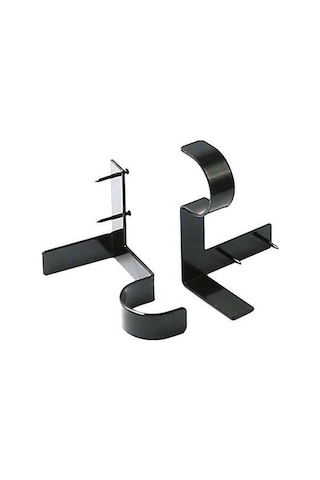 Pazly Evrensel Çift Perde Askısı - Sağlam Metal, 20kg Kapasiteli, 2 Adet