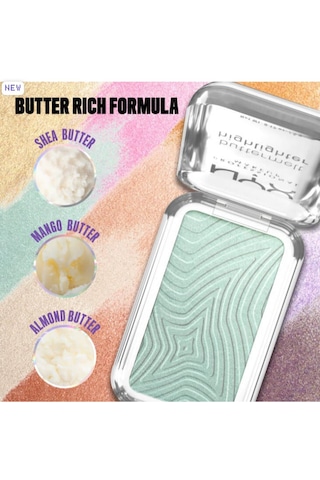 Nyx Professional Makeup Buttermelt Highlighter Kremsi Pudra Aydınlatıcı - 20 Butta Mint 20