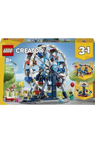 Lego 31389 Creator 3 Ü 1 Arada İkonik Dönme Dolap