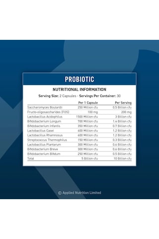 Applied Nutrition Digest Multi Probiotic Probiyotik 60 Caps