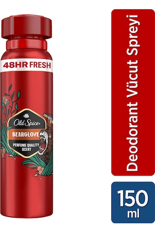 Old Spice Bearglove 48H Erkek Sprey Deodorant 150 ML