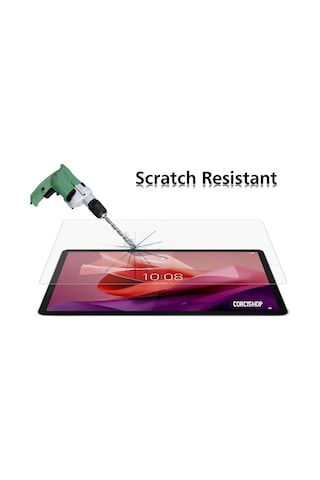 Lenovo Tab P12 12.7" İnç Ekran Koruyucu Şeffaf Cam Nano Esnek Kırılmaz Camı - Tb370fu 8gb 128gb Wifi