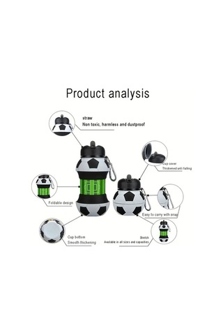 Maoyaya Çocuklar Kat Açık Spor Su Bardağı, Basketbol/futbol Şişesi