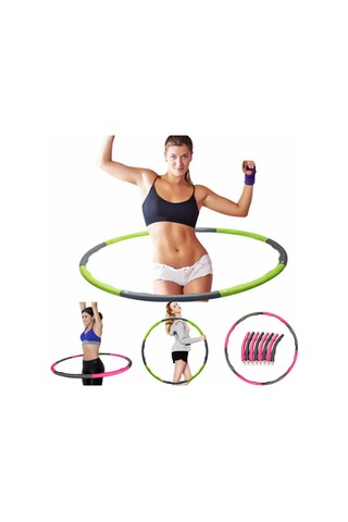 Ciwaa Cwa - 2252 Ağırlıklı Hulahoop Pembe 1.2 KG