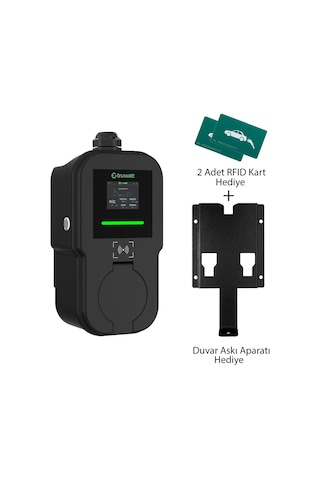 Truwatt Ztv510 22kw Taşınabilir Wallbox Elektrikli Araç Şarj Cihazı 32a/380v 10 Metre