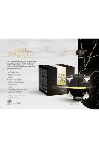 Gam Gold Eyes 24K Göz Çevresi Bakım Kremi 30 ML