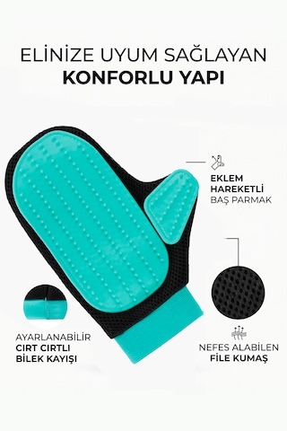 Artero Kira Köpek Banyo Ve Tüy Toplama Eldiveni