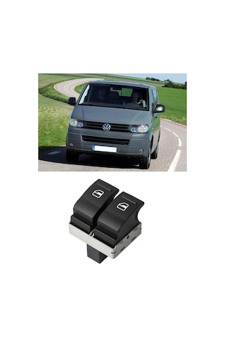Vw Volkswagen Transporter T6 2010-2015 Sol Ön Sürücü Kapısı Cam Açma Düğmesi Çiftli İkili 7e0959855a