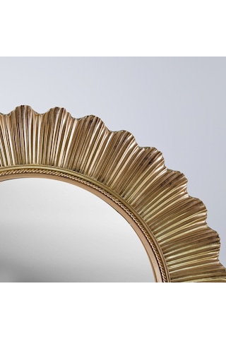 Flashy Yuvarlak Ayna Altın