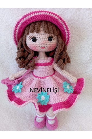 Amigurumi Lina Bebek Çok Renkli