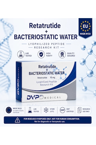 Dvpd Medical Retatrutide 10 Mg + Bacteriostatic Water Research Kit
