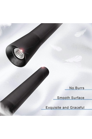 Yifomall 6.5cm Araba Anteni, Su Geçirmez Pas Koruyucu, Fm/dab Alıcı, Üç Adet Uyumlu Vida, Tüm Araçlar İçin Mini Anten